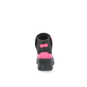 Ozark Trail Kids Waterproof Shell Winter Boots, 6 Big Kid, Black Pink - Round Toe