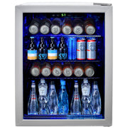 Frigidaire EFMIS2440-6COM 88-Can/25-Bottle Beverage and Wine Center, Titanium Gray