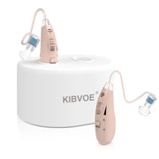 KIBVOE EN-T100B open fit Rechargeable Sound Amplifiers Devices for Ears, Beige