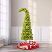 Holiday Time 6-Foot Lawndale Spruce Artificial Christmas Tree, Curved Silhouette, Green - Material: PVC