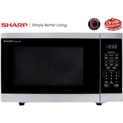 Sharp Electronics ZSMC1464KS 1.4 CF Countertop Microwave Oven, Orville Redenbacher's Certified