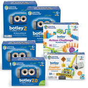 Learning Resources Botley 2.0 Coding Robot Classroom Set, Screen-Free STEM Coding Kit for Kids Ages 5+, Multicolor, LER2948