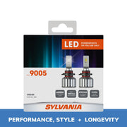 Sylvania 9005 LED Fog Light and Powersport Bulb Pack of 2