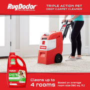 Rug Doctor 90011 Mighty Pro X3 Commercial Carpet Cleaner - Large Red Pet Pack