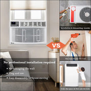 Ktaxon 12000BTU 110V Window Air Conditioner With WIFI And Remote, White