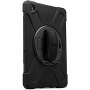 Cellairis Rapture Rugged Tablet Case with Hard Polycarbonate Shell, Shock Absorbing Silicone Skin, Adjustable 360 Rotating Hand Strap and Kickstand for Samsung Galaxy Tab A9+