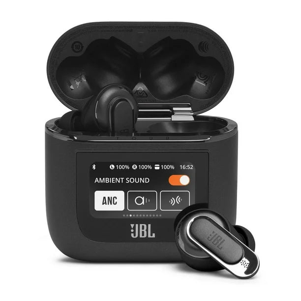 JBL TOURPRO2BLKAM Tour Pro 2 True Wireless Noise Cancelling Earbuds, B ...