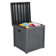 Sesslife 51 Gallon Deck Box Organization and Storage Box for Patio Furniture, Gray
