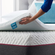 Lucid WMLU20QQ30CGT Gel Memory Foam Mattress Topper with Breathable Cover, 2 inch, Queen