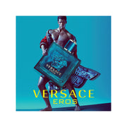 Versace VER740010 Eros Eau de Toilette Spray for Men, 3.4 Fl oz