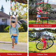 KloKick Ninja Warrior Obstacle Course 50ft Red