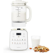 Livatro Nut Milk Maker, 12-in-1 Automatic Soy Milk Machine with Detachable Glass Jar, 53oz Capacity, Touch Control, White, LVNM15001