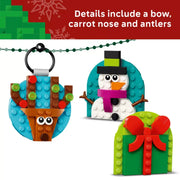 LEGO 40744 Christmas Ornament Selection Building Toys - Holiday Crafts for Family, Kids, Boys & Girls, Ages 6+ - Hanging Christmas Decorations for Tree - 40744