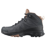 Salomon L41295600 X Ultra 4 Mid GORE-TEX Hiking Boots for Ladies - Ebony/Mocha Mousse/Almond Cream - 8.5M