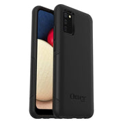 OtterBox Commuter Lite Series Case for Galaxy A02s, Black - Soft Inner & Hard Outer