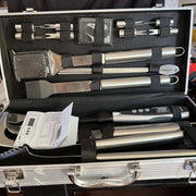 Cuisinart CGS-5020 Deluxe Grill Set, Silver (20-Piece)