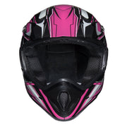 Raider RX1 Adult MX Off-Road Motorcycle Helmet, Lightweight Thermoplastic, DOT Certified, Pink, Medium, 2121314