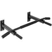 ProsourceFit Wall-Mounted Pull-Up Bar, Heavy-Duty Alloy Steel, Multi-Grip 12 Positions, Black, 300 lb Capacity
