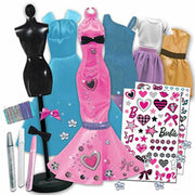 Tara Toy Barbie Fashion Designer Classic Set, Over 150 Pieces, 5 Outfit Kit for Kids Ages 3+, 13301