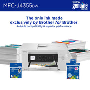 Brother INKvestment 4355 Wireless Color Inkjet All-in-One Printer, 1.8