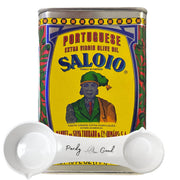 Perdy Good Saloio Portuguese Extra Virgin Olive Oil, Includes Measuring Spoon, 1 Pint, 473 Milliliter