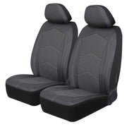 Auto Drive 2202SC10-1 Truck Seat Covers Polyester Black Universal Fit