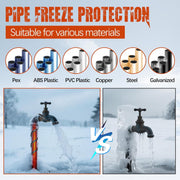 Rylpoint Heat Tape for Water Pipes and Roof Snow De-Icing, Self-Regulating 120V 8W/ft, 160FT