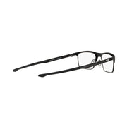 Oakley Men's Cartridge Semi-Rimless Rectangular Prescription Eyeglasses, Satin Black, 54mm OX5137