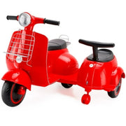 Bruce & Shark Kids Motorcycle 2-Seater Electric Ride on Motorbike with Lights for Ages 2+, Red