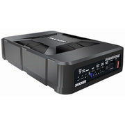 Kicker Hideaway 8 Inch Compact Powered Car Subwoofer with 150W Class D Amplifier, Aluminum Woofer Cone, Santoprene Surround, Black, 51HS8
