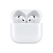 Apple AirPods 4 Wireless Earbuds with Active Noise Cancellation, H2 Chip, Wireless Charging Case, White, MXP93LL/A
