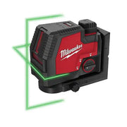 Milwaukee 3521-21 100 ft. REDLITHIUM Lithium-Ion USB Green Rechargeable Cross Line Laser Level with Charger