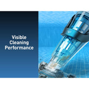 Kokido XTROVAC 510 Rechargeable Handheld Pool Vacuum, Cordless, Optimized Suction 15 GPM, 90 Min Runtime, Blue & Grey, For In-Ground and Above Ground Pools, EV57