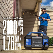 Westinghouse ePX3100v 2100-PSI Electric Pressure Washer, 1.76-GPM, Foam Cannon