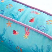 Idea Nuova Disney Little Mermaid Ariel Toddler Square Bean Bag Chair, 18in, Polyester, Kid-Friendly, Indoor, WK322204