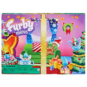 Hasbro Furby Minis Advent Calendar, 24 Days of Holiday Surprises with 9 Collectible Figures, Keychain with 8 Charms, and Stickers, G1647