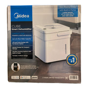 Midea MAD50PS1QWT 50 pt. Cube Dehumidifier with Built-in Pump for spaces up to 4,500 sq. ft.