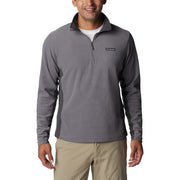Columbia Overlook Pass Half-Zip Long-Sleeve Pullover for Men - City Grey/Shark - XL