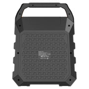 CASCHO 2BRLM-S15-1 Karaoke Machine with Dual Microphones, Portable Bluetooth Speaker, DJ Lights, USB Support, Black