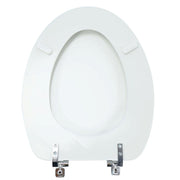 BEMIS STA-TITE Elongated Closed Front Toilet Seat in White-1526CH 000