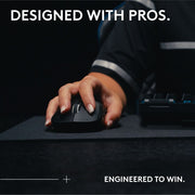 Logitech PRO X SUPERLIGHT 2 SE Wireless Gaming Mouse, Ultra-Lightweight 60g, HERO 2 Sensor 44,000 DPI, LIGHTFORCE Hybrid Switches, LIGHTSPEED Wireless, Black, 910-007646
