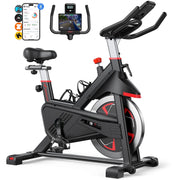 MERACH MR-S38 Indoor Stationary Cycling Bike with 350lbs Weight Capacity, Friction