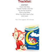 Tonies 10000539 Bedtime Songs, Audio Play Figurine for Portable Speaker, Small, Red, Plastic
