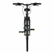 Hyper Bicycles HYP-T700-3500 700c Men's Spin Fit Hybrid Bike, Adults Ages 14+, Black/Blue