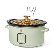 Made by Gather 19624 Beautiful 4Qt Slow Cooker with Touch-Activated Display, Sage Green by Drew Barrymore