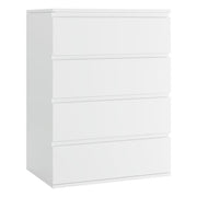 Homfa HMD-180 4 Drawer Modern Storage White Dresser