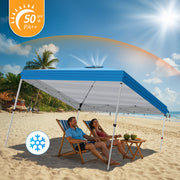 Ktaxon 10x10 Ez Pop Up Canopy Tent, Blue