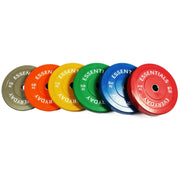 BalanceFrom Colored Bumper Plate, Set 100 lbs