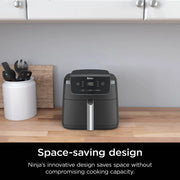 Ninja AF140 5.5 qt. Ceramic Coated Nonstick Reheat & Dehydrate Air Fryer Pro XL, Black