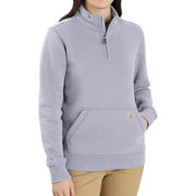 Carhartt Relaxed-Fit Midweight Quarter-Zip Mock-Neck Sweatshirt - Mica - M